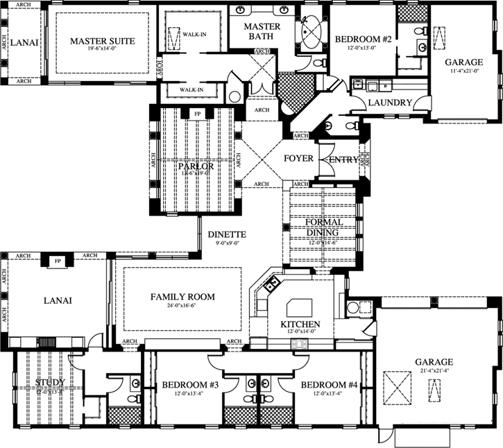 Main Floor Plan: 54-102