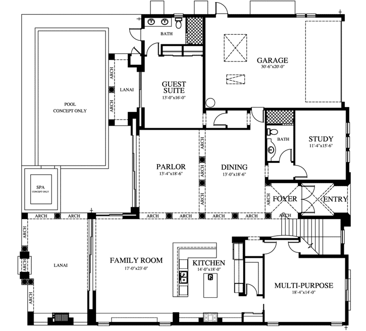Main Floor Plan: 54-103