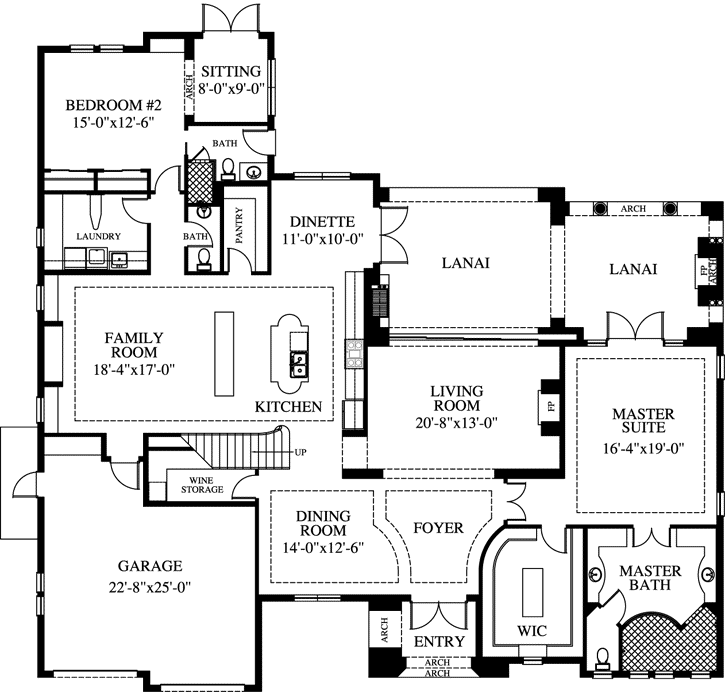 Main Floor Plan: 54-104