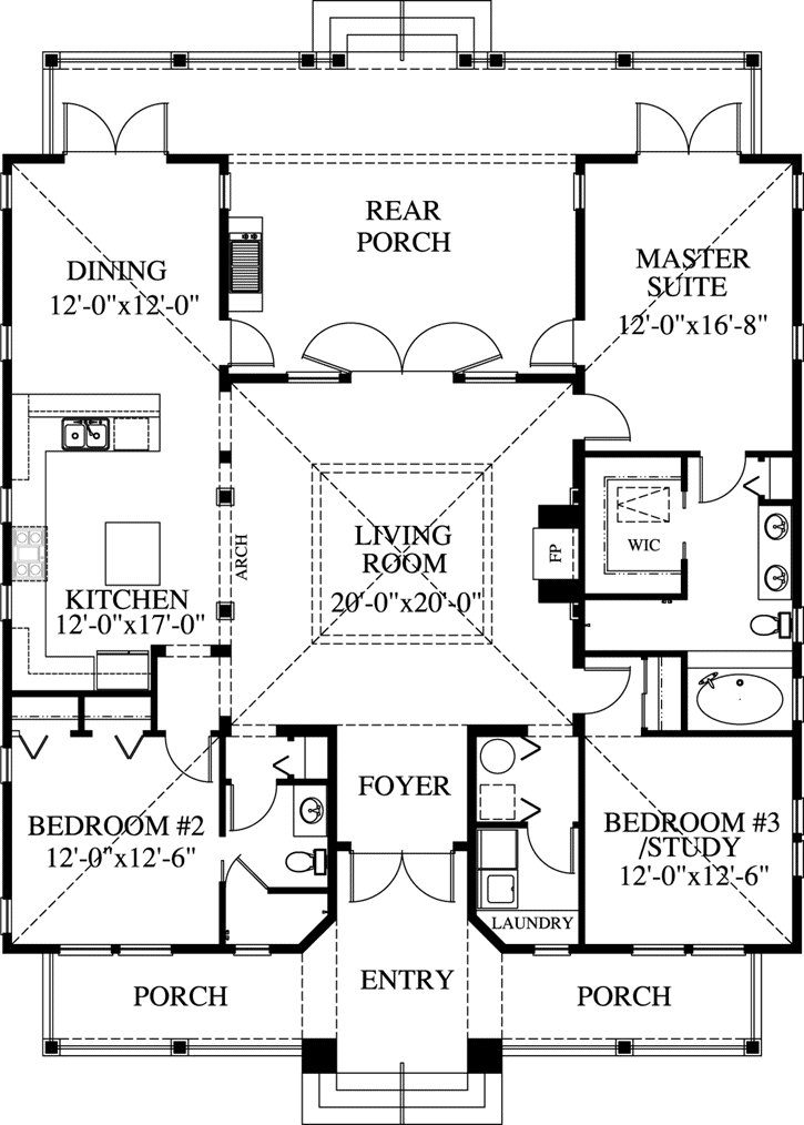 Main Floor Plan: 54-110