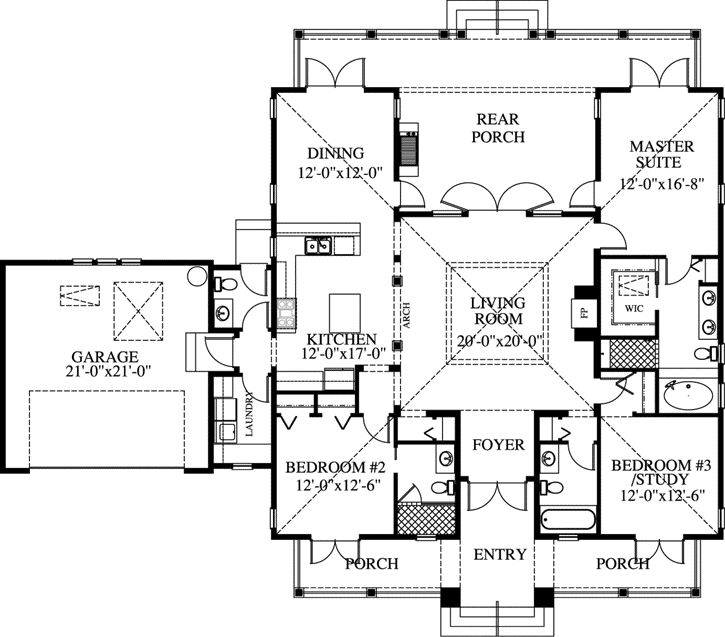 Main Floor Plan: 54-112