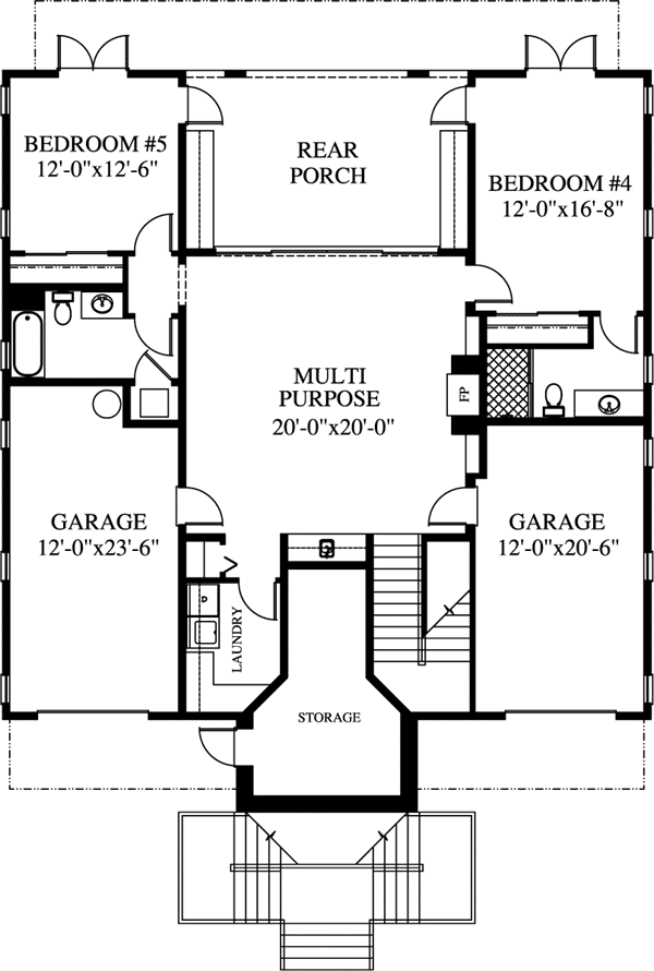 Main Floor Plan: 54-117