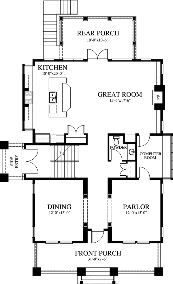 Main Floor Plan: 54-118
