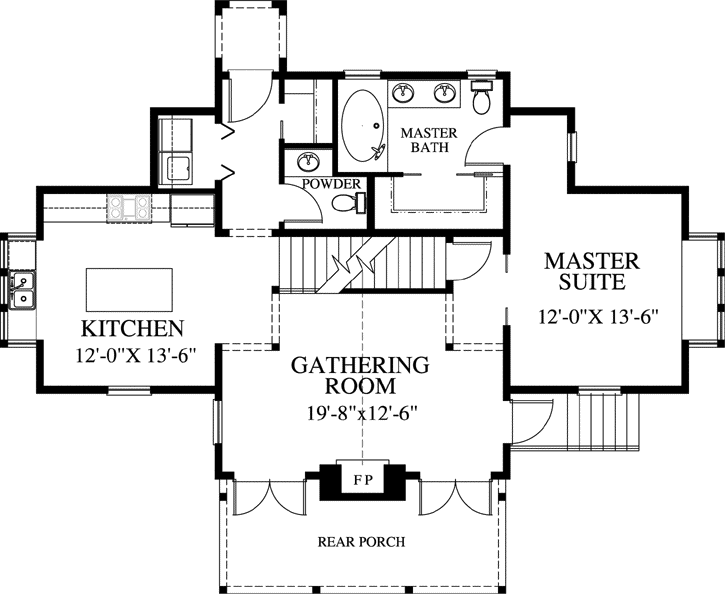 Main Floor Plan: 54-119