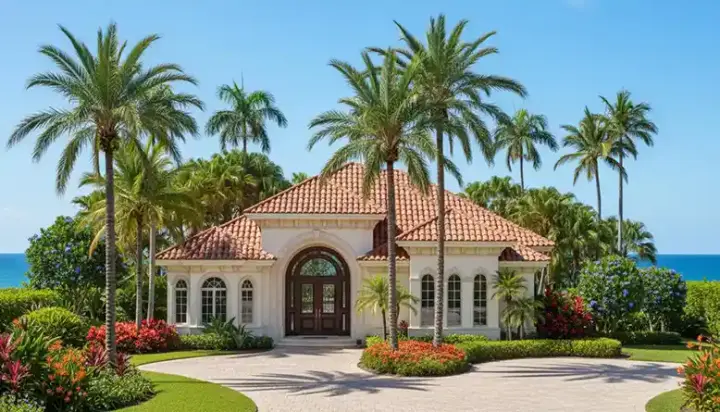 Mediterranean house plans 55-103 - front exterior, 2,520 sq ft, 3 bed, 2 bath house plans | Monster House Plans