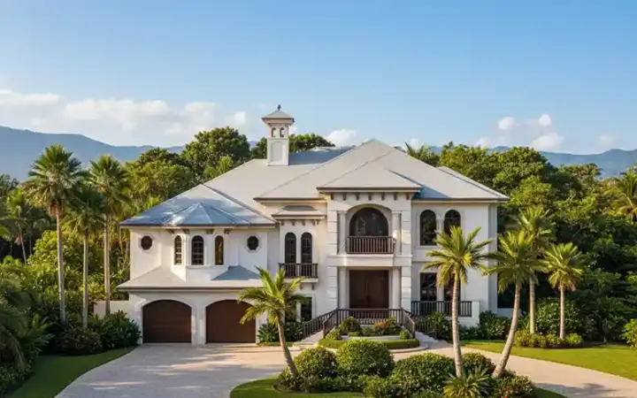 Mediterranean house plans 55-228 - front exterior, 3,566 sq ft, 3 bed, 4 bath house plans | Monster House Plans