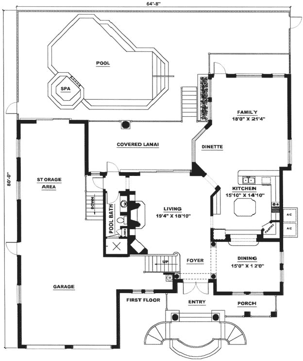 Main Floor Plan: 55-228