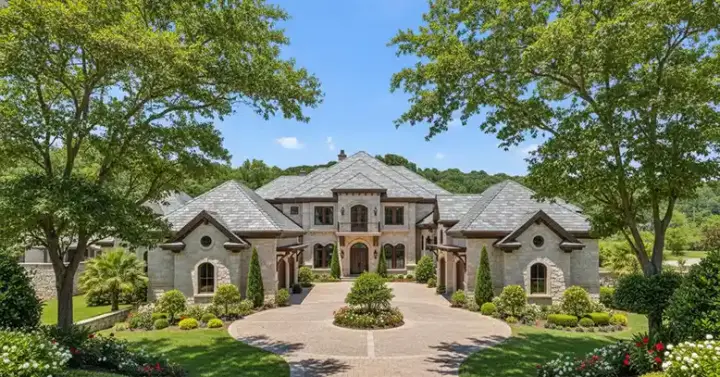 Tuscan house plans 55-240 - front exterior, 11,672 sq ft, 6 bed, 7 bath house plans | Monster House Plans