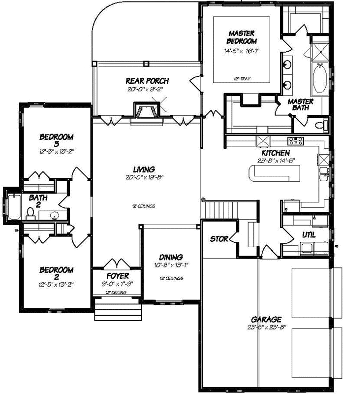 Main Floor Plan: 56-101