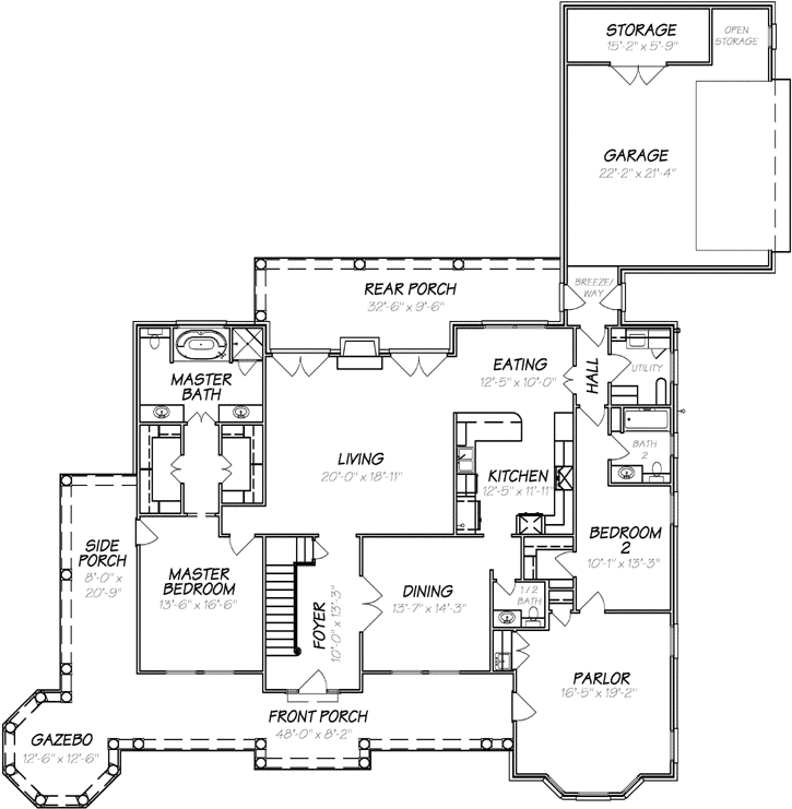 Main Floor Plan: 56-104