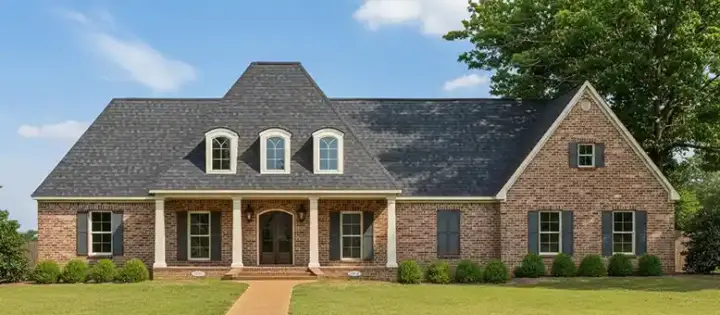 Southern house plans 56-105 - front exterior, 3,574 sq ft, 5 bed, 4 bath house plans | Monster House Plans