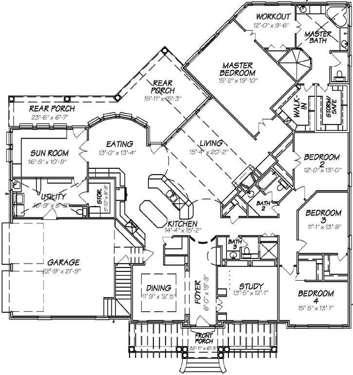 Main Floor Plan: 56-107