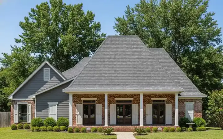 Southern house plans 56-109 - front exterior, 2,568 sq ft, 3 bed, 3 bath house plans | Monster House Plans