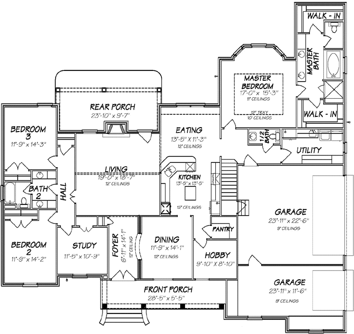 Main Floor Plan: 56-110