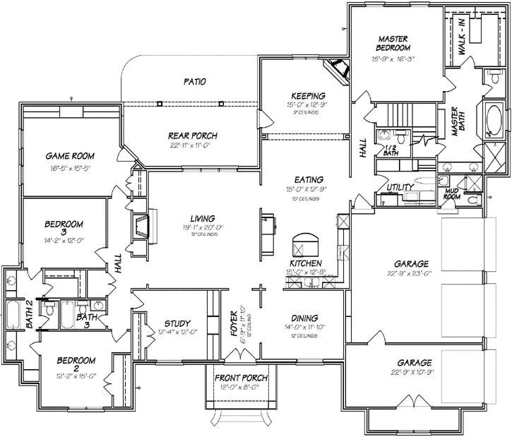 Main Floor Plan: 56-113