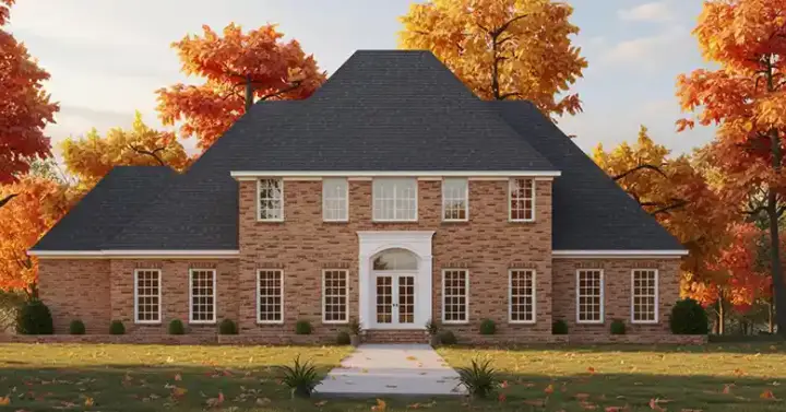 Southern house plans 56-115 - front exterior, 3,486 sq ft, 3 bed, 3 bath house plans | Monster House Plans