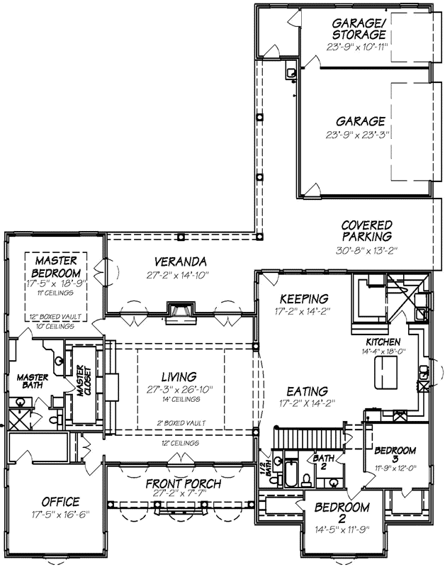 Main Floor Plan: 56-116