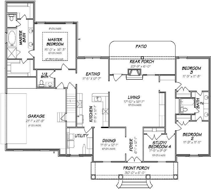 Main Floor Plan: 56-118
