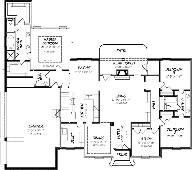 Main Floor Plan: 56-122