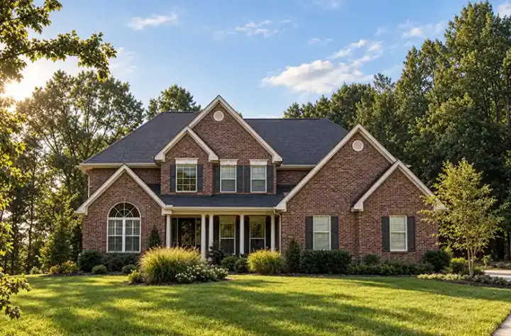 Traditional house plans 56-128 - front exterior, 4,190 sq ft, 4 bed, 3 bath house plans | Monster House Plans