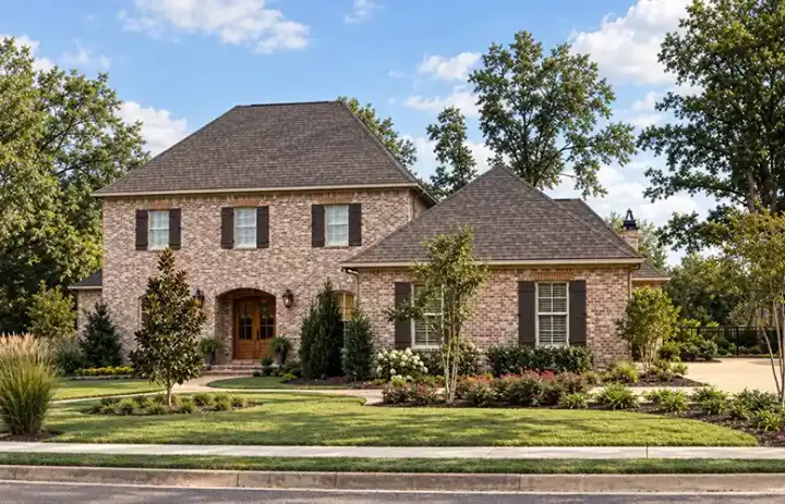 European house plans 56-130 - front exterior, 3,993 sq ft, 3 bed, 4 bath house plans | Monster House Plans