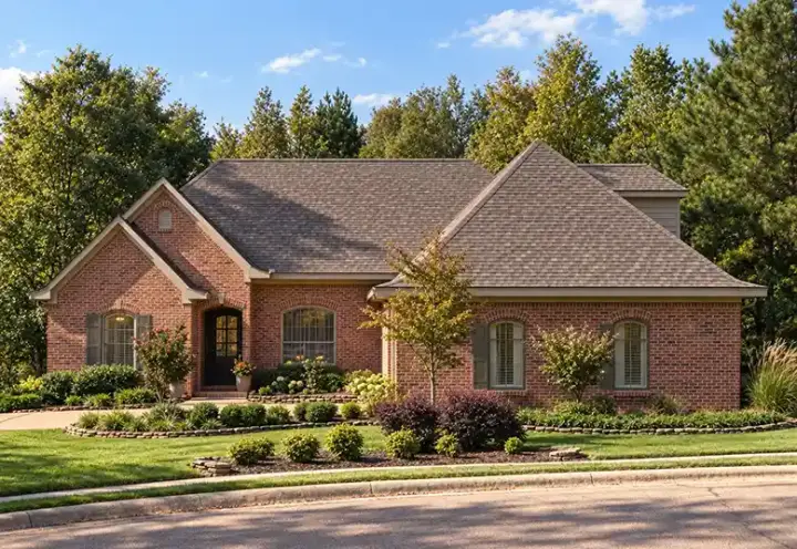 Southern house plans 56-131 - front exterior, 2,024 sq ft, 3 bed, 2 bath house plans | Monster House Plans