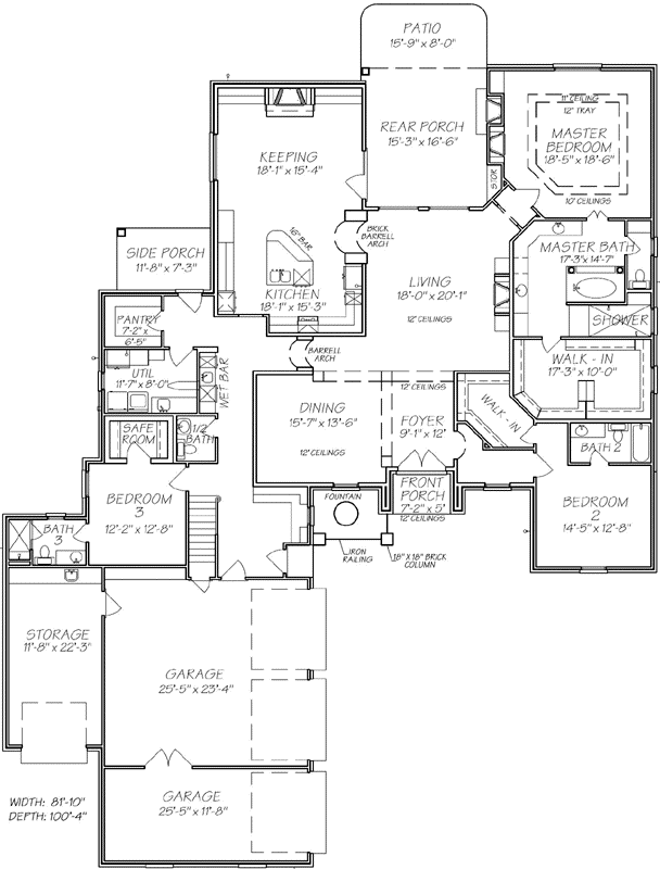 Main Floor Plan: 56-133