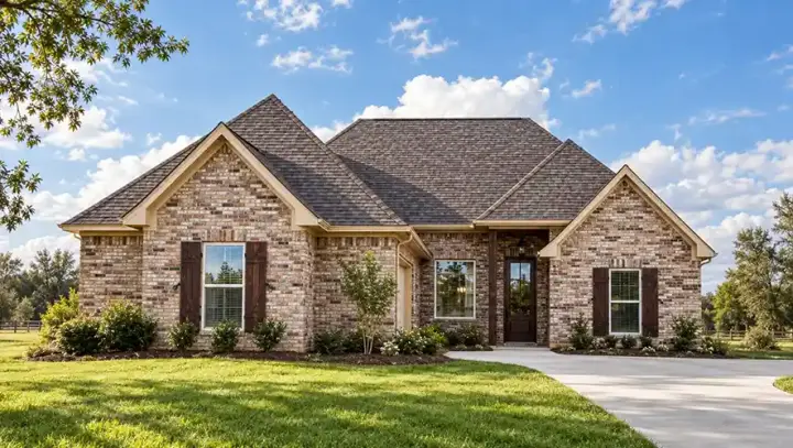 Traditional house plans 56-140 - front exterior, 1,811 sq ft, 3 bed, 2 bath house plans | Monster House Plans