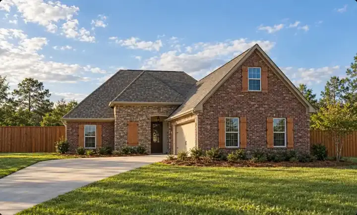 Traditional house plans 56-160 - front exterior, 1,911 sq ft, 3 bed, 2 bath house plans | Monster House Plans