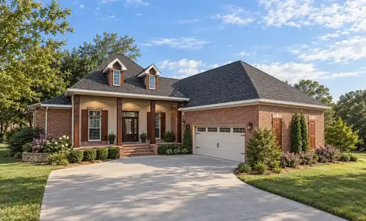 Country house plans 56-179 - front exterior, 2,373 sq ft, 4 bed, 3 bath house plans | Monster House Plans