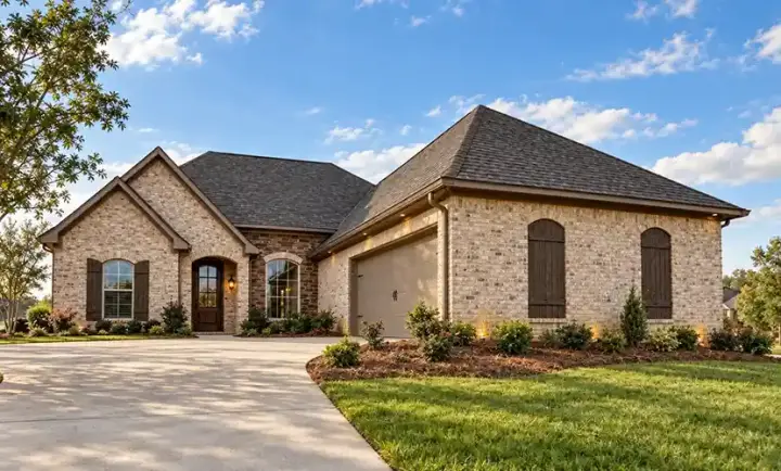 Traditional house plans 56-203 - front exterior, 1,857 sq ft, 3 bed, 2 bath house plans | Monster House Plans
