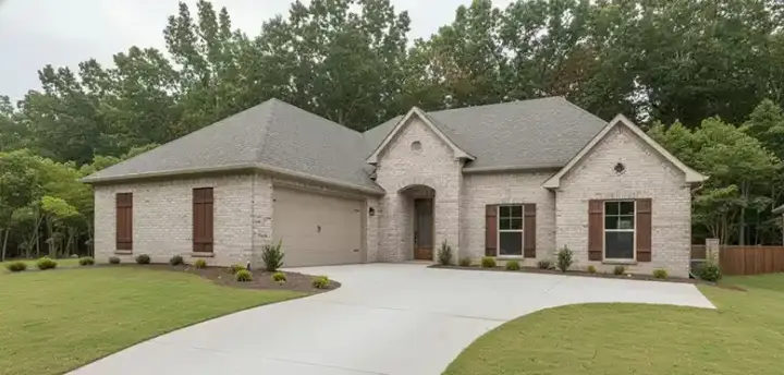 Traditional house plans 56-205 - front exterior, 2,137 sq ft, 4 bed, 3 bath house plans | Monster House Plans