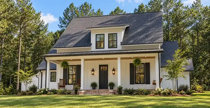 Traditional house plans 56-218 - front exterior, 2,381 sq ft, 3 bed, 2 bath house plans | Monster House Plans