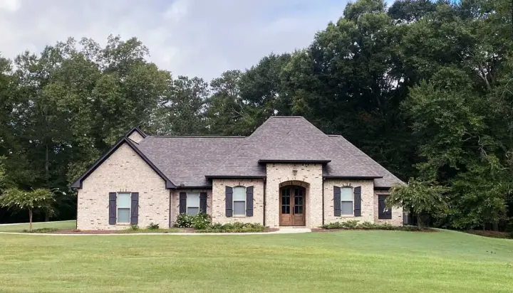 French Country house plans 56-247 - front exterior, 2,176 sq ft, 3 bed, 2 bath house plans | Monster House Plans