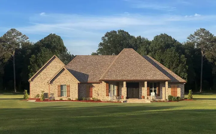 Traditional house plans 56-249 - front exterior, 2,587 sq ft, 3 bed, 2 bath house plans | Monster House Plans