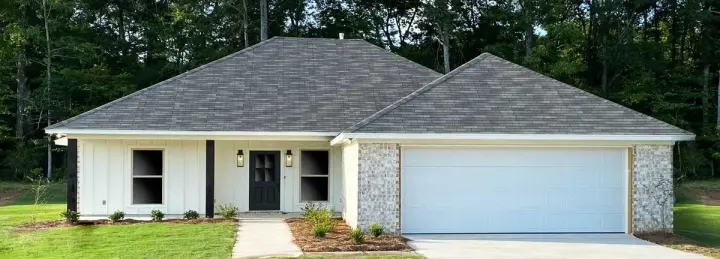 Traditional house plans 56-261 - front exterior, 1,640 sq ft, 4 bed, 2 bath house plans | Monster House Plans