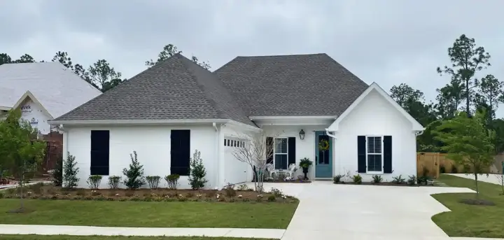 Acadian house plans 56-281 - front exterior, 1,728 sq ft, 3 bed, 2 bath house plans | Monster House Plans