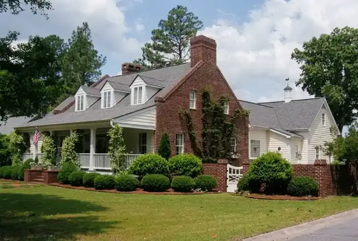 Southern Colonial house plans 57-118 - front exterior, 2,686 sq ft, 3 bed, 3 bath house plans | Monster House Plans