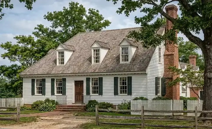 Cape Cod house plans 57-132 - front exterior, 3,375 sq ft, 4 bed, 4 bath house plans | Monster House Plans