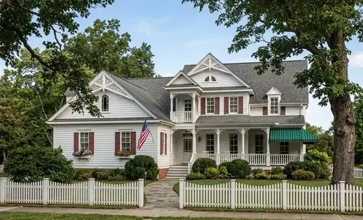 Victorian house plans 57-165 - front exterior, 2,753 sq ft, 4 bed, 3 bath house plans | Monster House Plans
