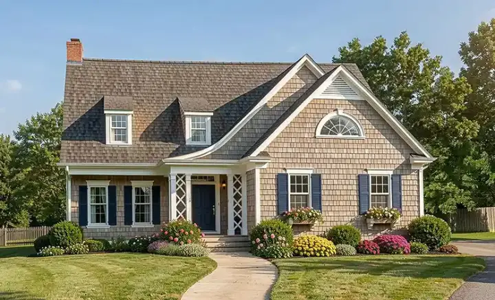 Cottage house plans 57-166 - front exterior, 2,410 sq ft, 3 bed, 2 bath house plans | Monster House Plans