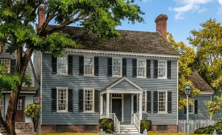 Southern Colonial house plans 57-175 - front exterior, 3,438 sq ft, 4 bed, 3 bath house plans | Monster House Plans