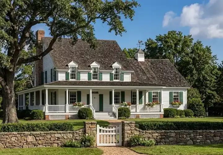 Country house plans 57-214 - front exterior, 2,842 sq ft, 4 bed, 3 bath house plans | Monster House Plans