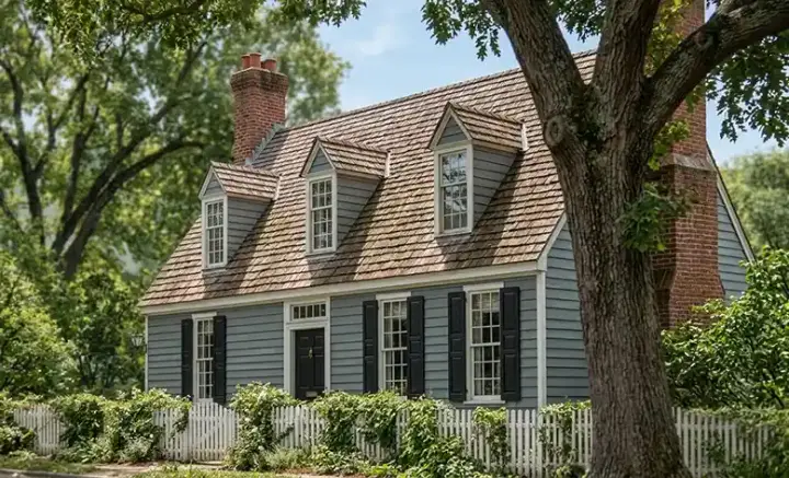 Colonial house plans 57-220 - front exterior, 2,649 sq ft, 3 bed, 2 bath house plans | Monster House Plans