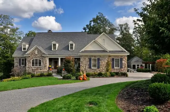 Traditional house plans 57-229 - front exterior, 2,818 sq ft, 5 bed, 5 bath house plans | Monster House Plans