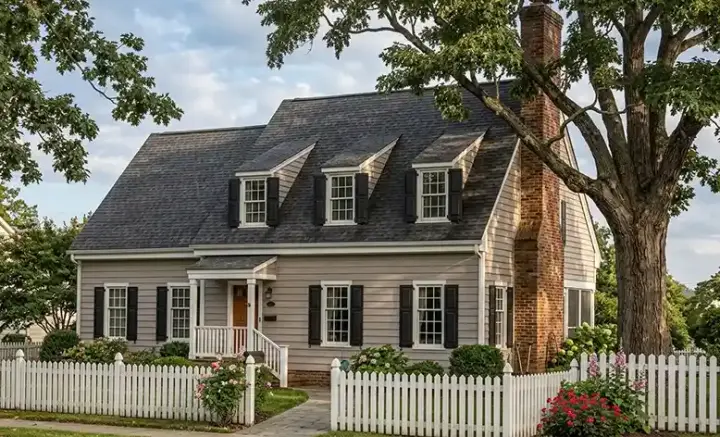 Colonial house plans 57-247 - front exterior, 2,433 sq ft, 3 bed, 2 bath house plans | Monster House Plans