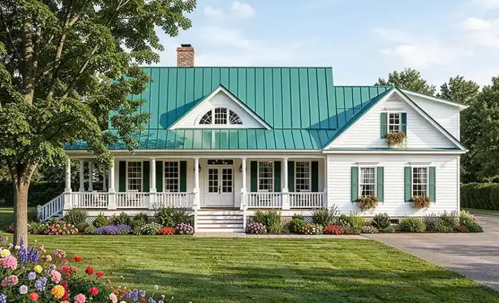 Country house plans 57-256 - front exterior, 2,010 sq ft, 3 bed, 2 bath house plans | Monster House Plans