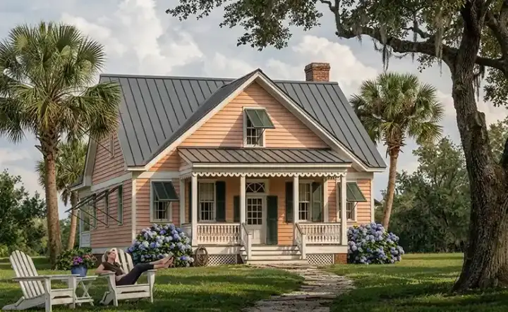 Country house plans 57-261 - front exterior, 1,957 sq ft, 4 bed, 3 bath house plans | Monster House Plans