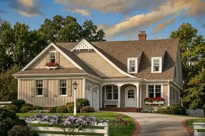 Country house plans 57-281 - front exterior, 1,957 sq ft, 3 bed, 3 bath house plans | Monster House Plans