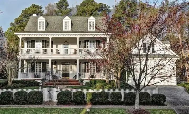 Plantation house plans 57-301 - front exterior, 3,057 sq ft, 4 bed, 3 bath house plans | Monster House Plans